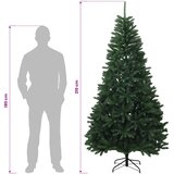  Umjetno božićno drvce s nogom 210 cm PVC Srednja zelena | shoptok.hr