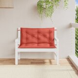  Jastuci za vrtnu klupu 2 kom Crvena vina 100x50x7 cm tkanina | shoptok.hr
