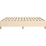  Za krevet s oprugama krem 160x200 cm od tkanine | shoptok.hr