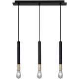 Vidik 23201 VISEĆA SVJETILJKA 3xE27 METALNE TUBE SA ZLATNIM MODERNA VISILICA | shoptok.hr