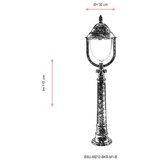 Opviq Vanjska lampa BSU-68212-BKR-M1-B, 115 cm, Podna, IP65, E27, 60W, Smeđa | Eponuda.ba