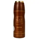 Unisex dezodorans Lattafa Khamrah Qahwa Deodorant VAPO 200 ml