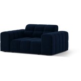 Cosmopolitan Design Temno moder žameten fotelj Chicago – | Shoptok.si