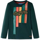  Dječja majica dugih rukava tamnozelena 116 | shoptok.hr
