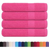  Brisače za savno 4 kos roza 80x200 cm 360 gsm 100% bombaž, (21822907) | Shoptok.si