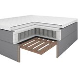 Bessagi Home Postelja Z Vzmetnico Polo, Temno Siva, Nadvložek, 90x200 | Shoptok.si