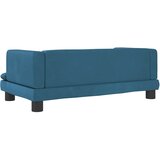  Krevet za pse plavi 80 x 45 x 30 cm baršunasti | shoptok.hr