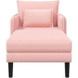  Preveliki šezlong Ružičasta Bouclé - Ružičasta 71 cm | shoptok.hr