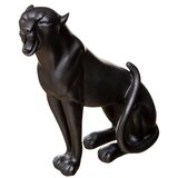 Atmosphera Ukrasna figura leoparda 19,5x6x19,5 cm, Crna | Eponuda.ba