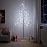  Božićno drvce breza Bijela 25 x 25 x 210 cm Plastika | shoptok.hr