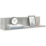 Maison Chic 2 kosi Stenske Police - Viseče police betonsko siva 75x16,5x16,5 cm inž. les, (21793394) | Shoptok.si