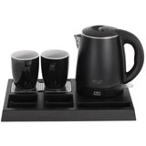 Adler Grelnik vode AD 1387, pladenj, 2x skodelica, črn, (5000089622) | Shoptok.si