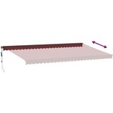 vidaXL Tenda na automatsko uvlačenje bordo 600 x 300 cm | shoptok.hr