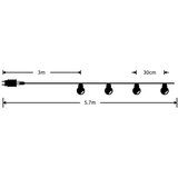  led svetleći niz "sijalice" ML-C2022 | ePonuda.com