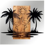 WALLXPERT Zidna dekoracija Havaji, 74 x 57,5 ​​cm, Crna | Eponuda.ba