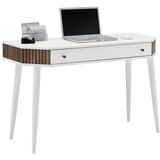 Mömax pisalna miza capri - exklusiv- imitacija hrasta/bela barva | Shoptok.si
