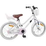 vidaXL Otroško Kolo 18 Palcev za 5-7 let Bela - - Bela - 11.9 - 123 x 51 x 78 cm - 2025--v1 | Shoptok.si