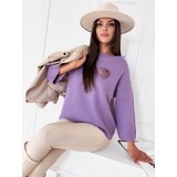DStreet Sweter damski oversize GAIA fioletowy | Shoptok.si