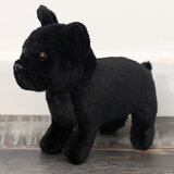 Plišana igračka za maženje crni pas 19cm | shoptok.hr