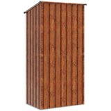  Vrtne šupe Smeđa 103 x 74 x 200 cm Metal | shoptok.hr