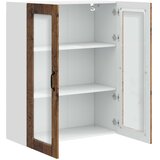  Zidni stakleni ormarić Staro drvo 80 x 31 x 100 cm | shoptok.hr