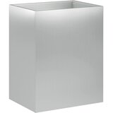  Vrtna saksija 2 kom. Srebrna 40 x 30 x 40 cm Pocinčani čelik | shoptok.hr