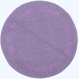 HOMESCAPES kopalniška preproga rond iz bombaža, 80 cm – lila, (5000165950) Cene