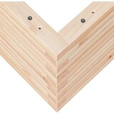  Vrtno cvetlično korito 90x40x45,5 cm trdna borovina | Shoptok.si