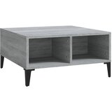  Stolić za kavu siva boja hrasta 60x60x30 cm konstruirano drvo | shoptok.hr