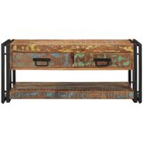 vidaXL Višebojni stolić za kavu 90x50x38 cm puno drvo obrađeno | shoptok.hr