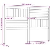 vidaXL posteljno vzglavje 146x4x100 cm trdna borovina | Shoptok.si