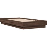 The Living Store Posteljni okvir rjav hrast 75x190 cm inženirski les - Posteljni Okvir, (21529302) | Shoptok.si