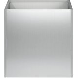  Vrtna saksija Srebrna 45 x 45 x 45 cm Pocinčani čelik | shoptok.hr