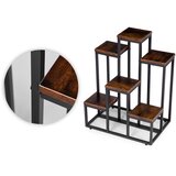  Stojeći stalak za biljke za cvijeće, dekoracije, 6 polica, Loft ModernHome | shoptok.hr