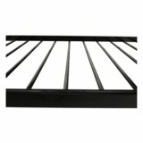 Kondela Kovinska postelja, črna, 90x200, DAINA | Shoptok.si