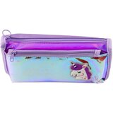  Holografska ljubičasta školska pernica s jednorogom 21,5 x 9 cm | shoptok.hr