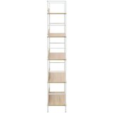 vidaXL Police za knjige 5 razina boja hrasta 60x27,6x158,5 cm iverica | shoptok.hr