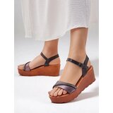Resti Women's wedge sandals with rhinestones and glitter Aurora Glow | shoptok.hr