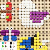  Masterkidz geometrijski klinovi za STEM ploče, prirodne boje, 256 komada | shoptok.hr
