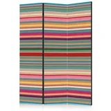 Paravan Subdued Stripes, 3-Delni, Dvostranski