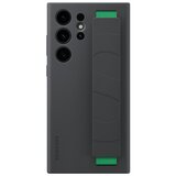 Samsung galaxy S23 ultra silicone grip case black | Shoptok.si