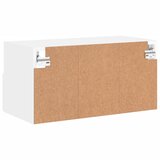  Zidni TV ormarić bijeli 60 x 30 x 30 cm od konstruiranog drva | shoptok.hr