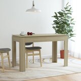 vidaXL Jedilna miza sonoma hrast 120x60x76 cm iverna plošča Cene