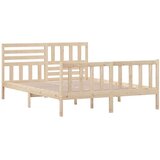  Posteljni okvir iz trdnega lesa 150x200 cm 5FT, (20643156) | Shoptok.si