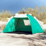 The Living Store Šotor za plažo za 2 osebi zelen za hitro postavitev vodoodporen - Šotor Za Plažo, (21486769) Cene