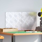  Stepenica Četvrtasti 2 pcs Srebrno 30 x 30 cm Aluminij | shoptok.hr