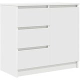  Komoda s ladicama bijela 71x35x84 cm konstruirano drvo | shoptok.hr