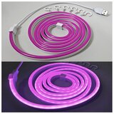 Neon led fleksibilna traka 5V usb, 1,8 m, ljubičasta Cene