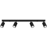 Nice Lamps Crna stropna svjetiljka 6,5x81 cm Gleam – Cijene