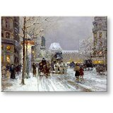  Slika na platnu PLACE DE LA REPUBLIQUE – Edouard Leon Cortes | Shoptok.si